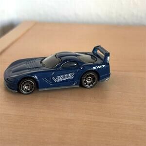 Vintage Matchbox Dodge Viper GTSR 1:60 Diecast Model Navy Blue 2000 Y2K